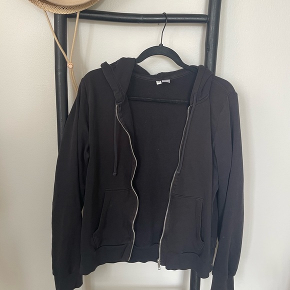 H&M Black Zip Up Jacket - Picture 2 of 5